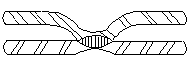 line drawing of poor fit-up
